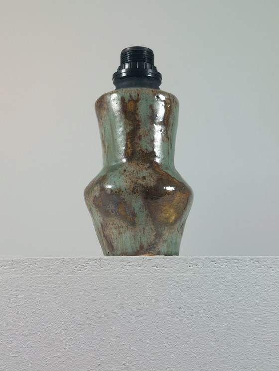 Image 1 of Lampada da tavolo in ceramica d'artista vintage di metà secolo