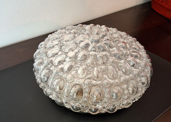 Image 1 of Plafonnier vintage conçu par Helena Tynell pour le fabricant allemand Glashütte Limburg, vers 60/70