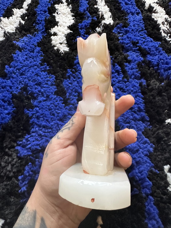 Image 1 of Cavalieri d'epoca in onice intagliati a mano