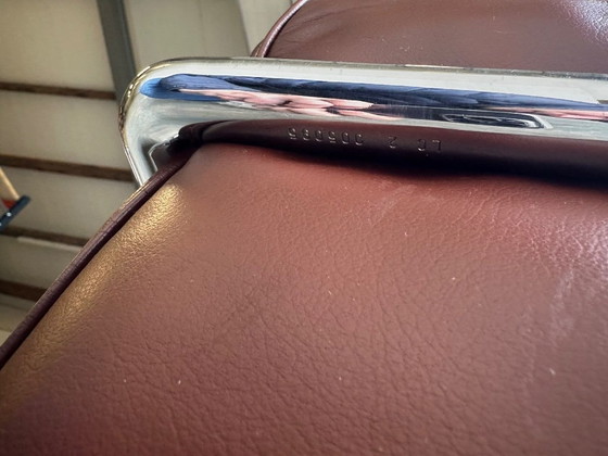 Image 1 of Canapé 3 places en cuir LC2, premier modèle de production, conçu par Le Corbusier et al., Cassina, années 1970