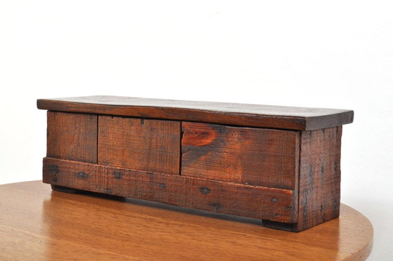 Image 1 of Antiek horlogemakers kastje, 1920s