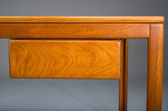 Image 1 of Mid-Century Modern Teak Schreibtisch, 1970er Jahre
