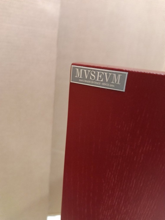 Image 1 of Sedia ALIVAR MVSEVM 514 ZIG ZAG (NUOVA, MAI USATA) Rosso Bordeaux o Nero