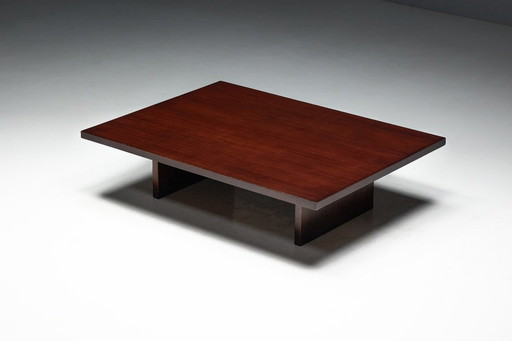 Table basse en bambou par Axel Vervoordt, Belgique, années 1980