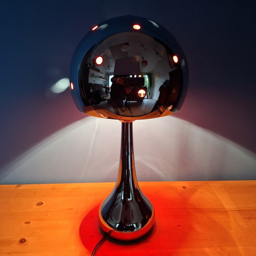 Lampe de table ludique au design champignon des années 80