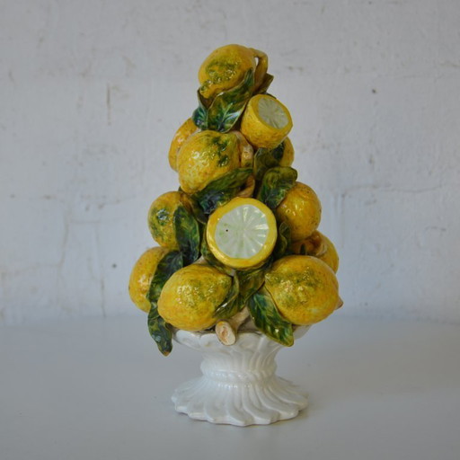 1x lemon basket ceramic