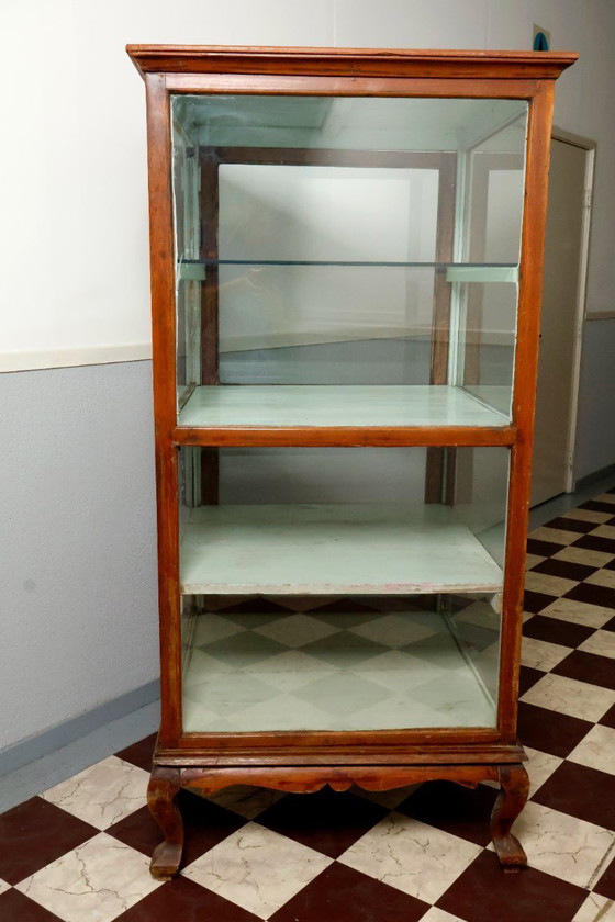 Image 1 of Vintage Vitrine wood 