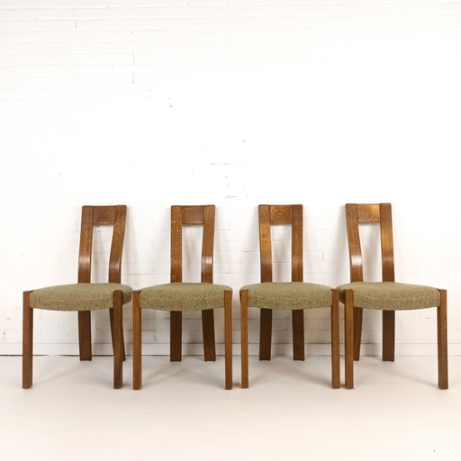 4 sillas modernistas vintage