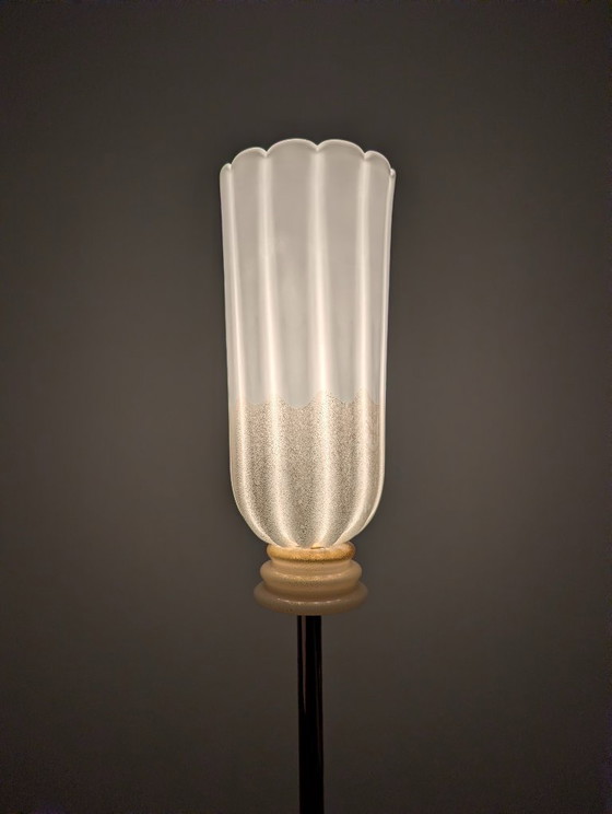 Image 1 of Barovier & Toso XII Apostoli Murano Glass Floor Lamp 24Kt Gold, Italy, 2002