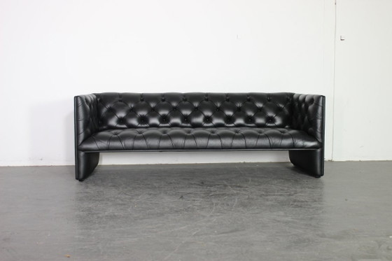 Image 1 of Wittmann Edwards Design leather sofa, a classic top seat