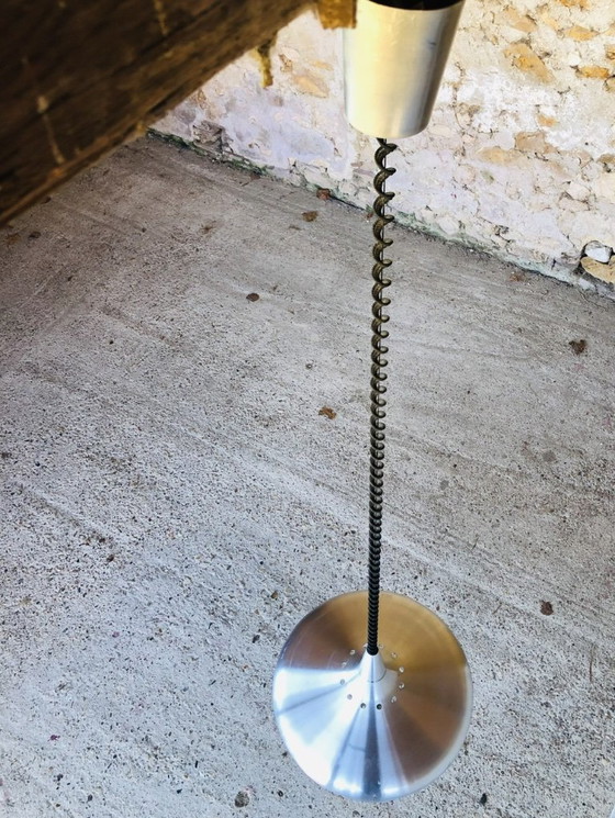 Image 1 of Vintage Space-Age Rise and Fall Pendant Lamp, 1970s