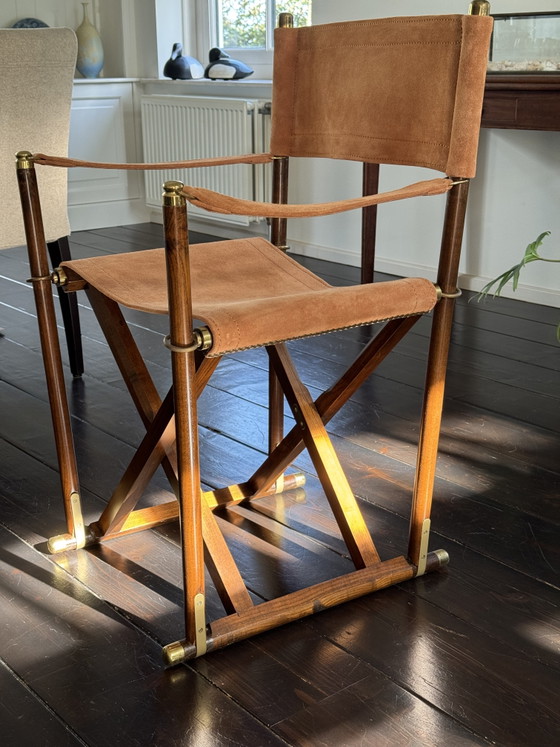 3x Mogens Koch MK. 16 Folding Chair – Wood, Brass (photo 4 of 6)