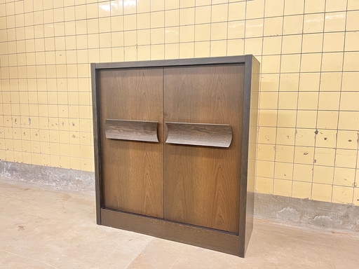 Vintage Belgische brutalistische barkast