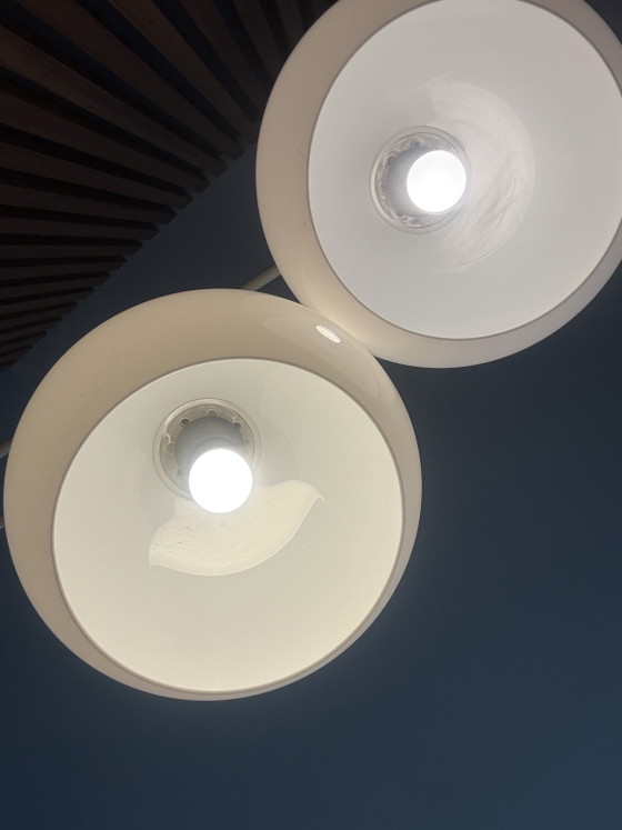 Image 1 of Dijkstra vintage dubbele wandlamp