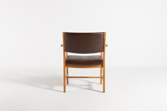 Image 1 of Fauteuil des années 1970 conçu par Hans Wegner pour Getama