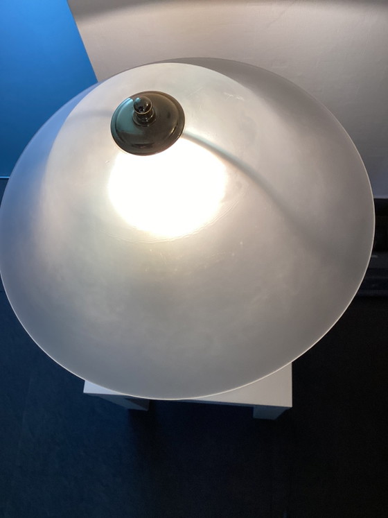 Vintage 80s Table lamp with Murano glass – Brass (photo 6 of 8)