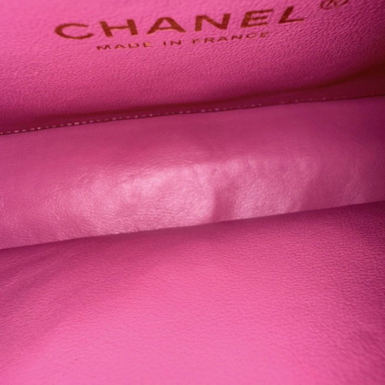 Image 1 of Chanel Classic Flap Medium - Special Valentine Edition 25cm Quilted Lambskin Pink Gold Hardware Series 19