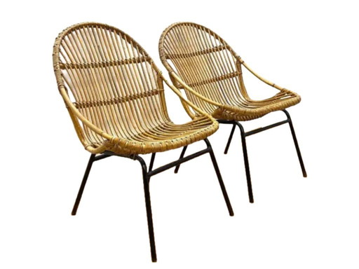 Pair of Armchairs, Alan Fuchs, 1960s, Czechoslovakia