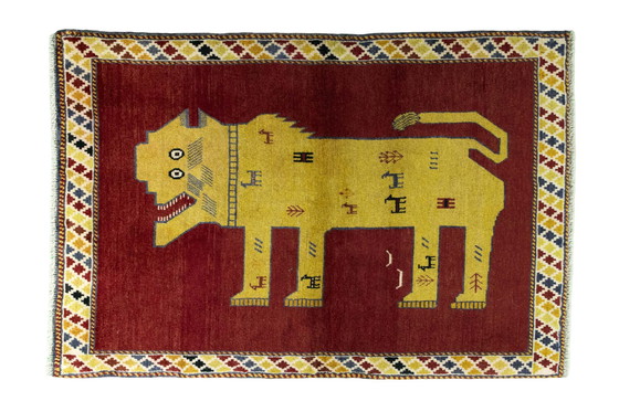 Image 1 of Handgeknüpfter Gabbeh Nomaden Teppich - 151 X 103 Cm