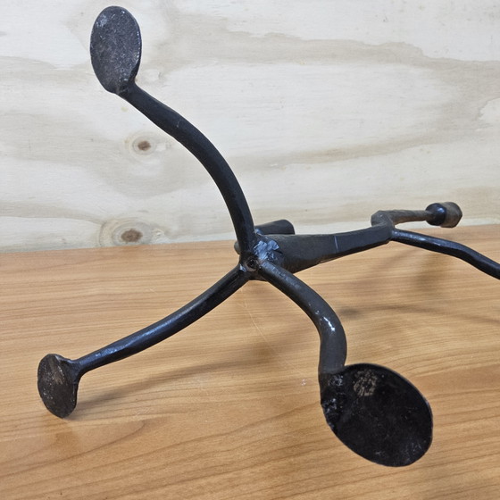 Albero portacandele in ferro battuto biologico fatto a mano (3 candele) – Iron (photo 13 of 15)