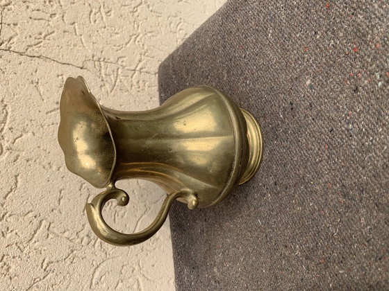 Vintage Gouden Messing Kan – Servies (photo 3 of 5)