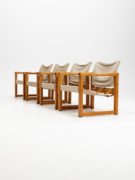 Image 1 of Midcentury Modern Set of Four Karin Mobring Armchairs Model Diana by Ikea in Sweden, 1970s