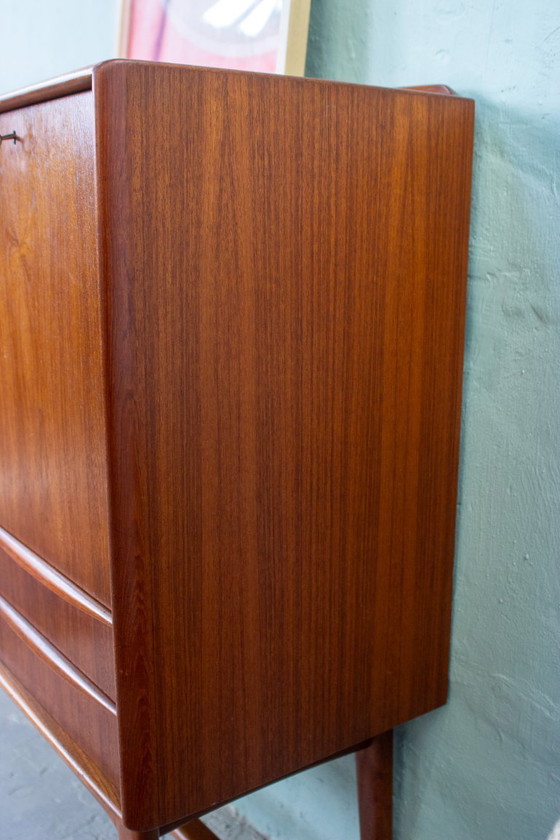 Image 1 of Vintage teakhouten dressoir Svend Aage Madsen Deense jaren 60