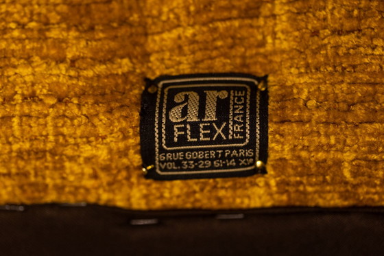 Image 1 of Marco Zanuso para Artflex: Sillones de latón amarillo y dorado, años 50