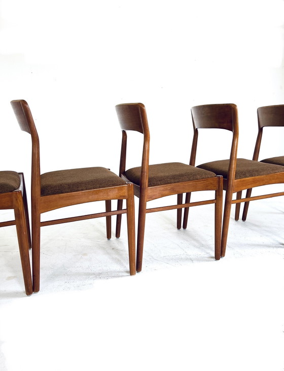 Image 1 of 6x vintage eetkamerstoel, Henning Kjærnulf ‘60