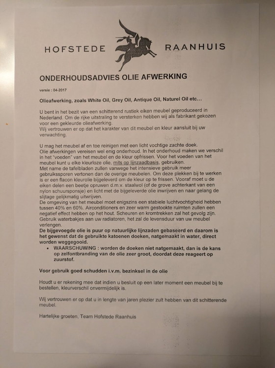 Image 1 of Vetrina in legno di Hofstede Raanhuis