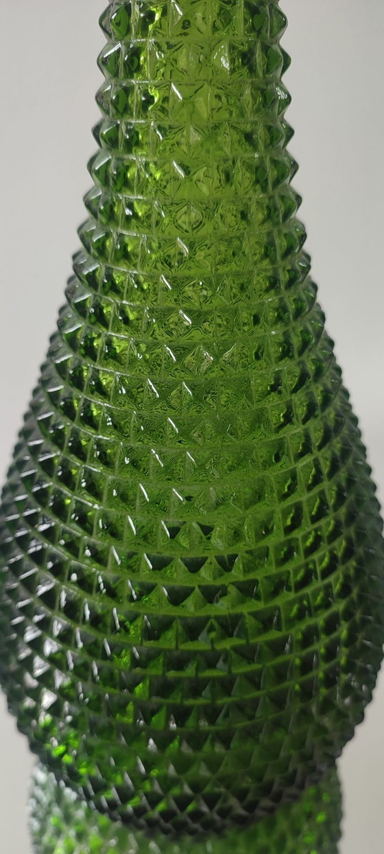 Vaso a bottiglia Empoli verde oliva punta di diamante - 39 cm – Oggetti decorativi, Vetro (photo 8 of 8)