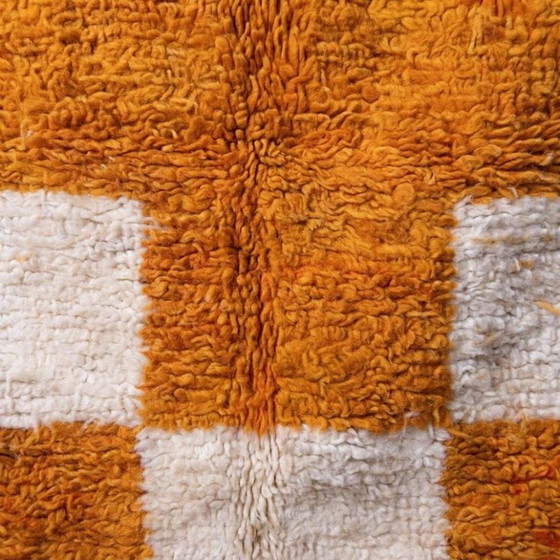 Tappeto arancione fatto a mano proveniente dai monti dell'Atlante, 250 cm x 150 cm – Tappeti, Wool (photo 7 of 7)