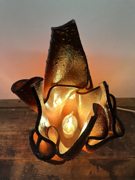 Image 1 of Vintage mid century Georgia Jacob style lamp 