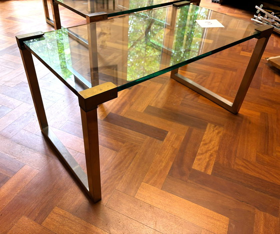 Image 1 of 2x Ghyczy side table T53, 82x44cm, high 42cm