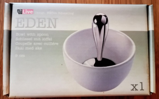 Image 1 of Bowl with spoon 9cm - Steffen Schmelling - Live