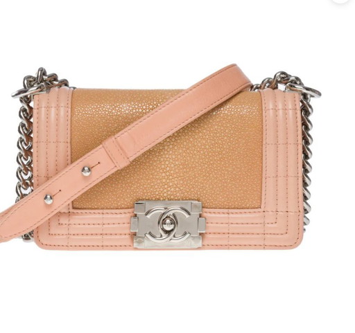 Borsa CHANEL Ragazzo in pelle rosa - 101200