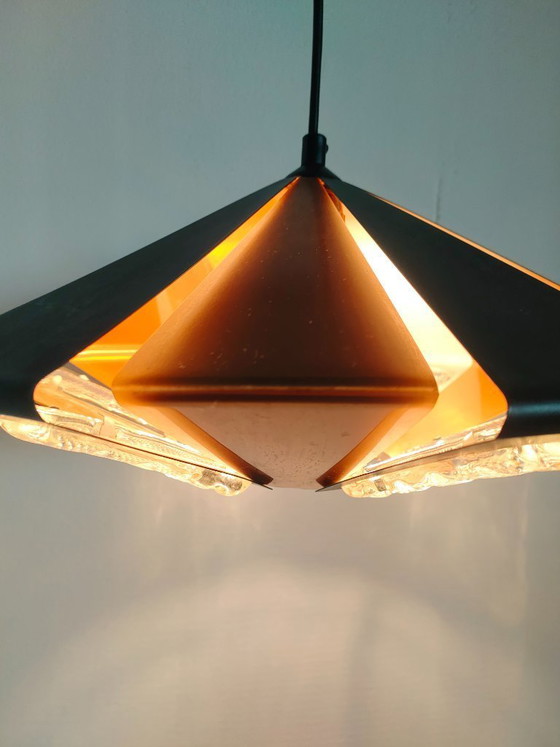Image 1 of Lampada a sospensione di design danese degli anni '60 - modello P110 di Werner Schou - per Coronell Electric