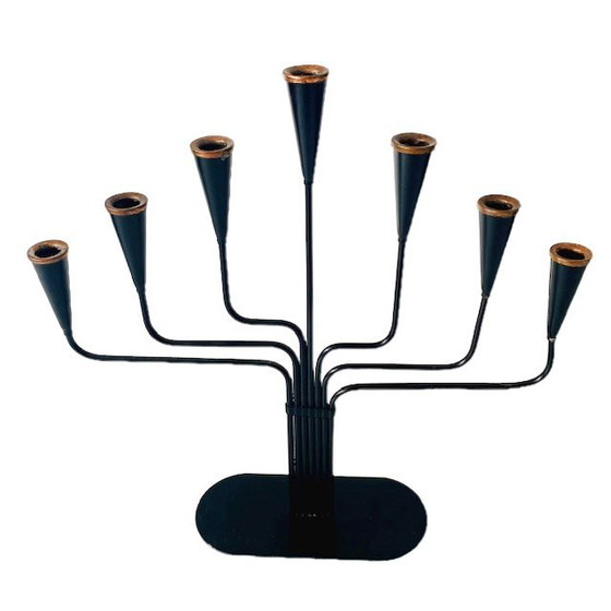 Image 1 of Candeliere Ystad-Metall di metà secolo Gunnar Ander, anni '60