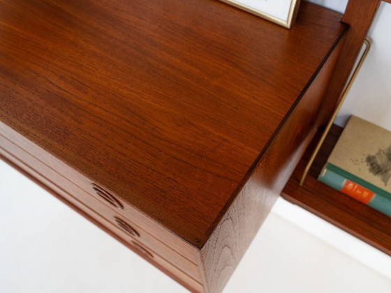 Teak Modular Shelving Unit, Danish Design, 1960s, Made In Denmark – Wood (photo 11 of 15)