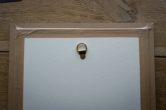 Image 1 of Set van 3 zwart-wit kustfoto's – Ingelijst met passe-partout en museumglas