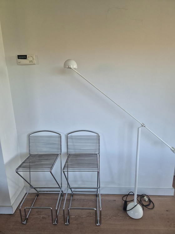 Image 1 of Set di 2 sgabelli da bar Till Behrens, anni '80, postmoderno