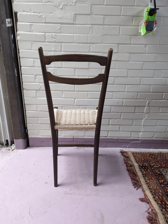 Image 1 of Conjunto de 2 sillas de estilo Gio Ponti, ligeras y de fabricación italiana.