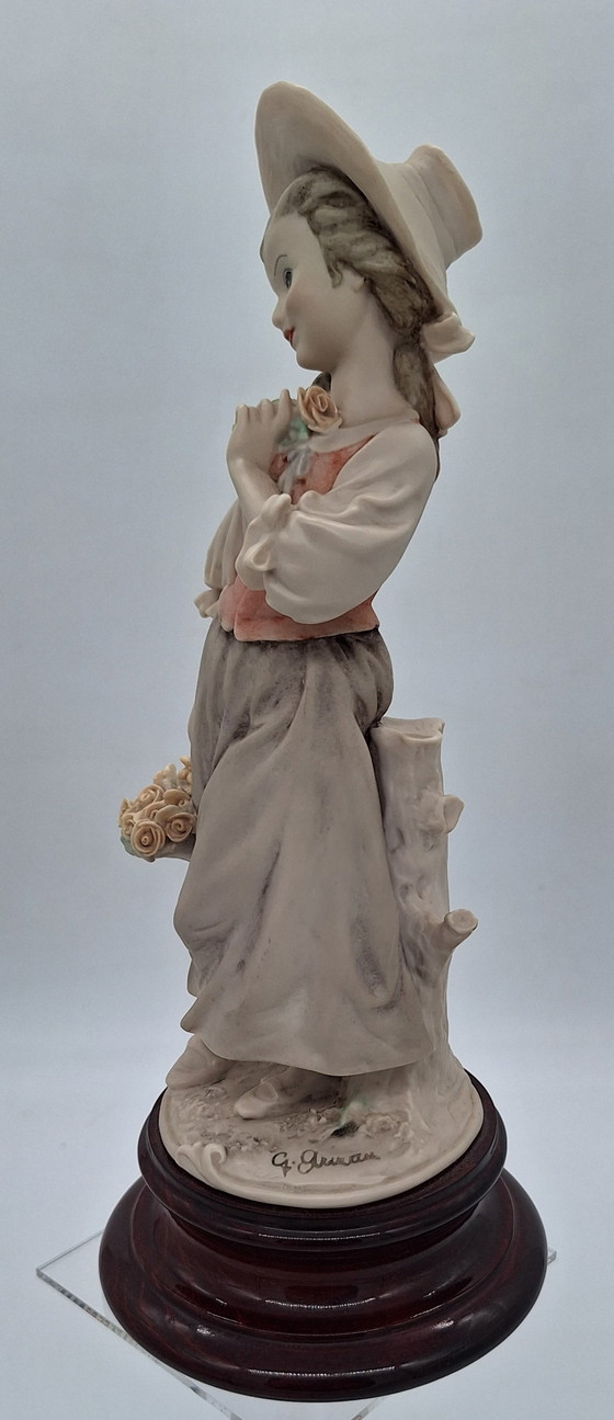 Image 1 of Capodimonte, Guiseppe Armani, "Little
Shepherdess with Flowers"