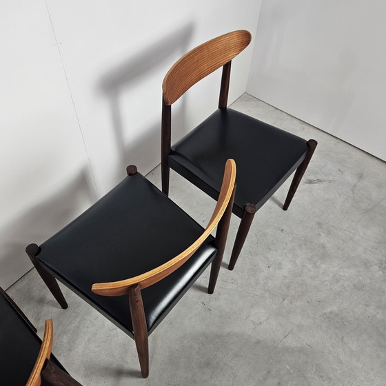 Image 1 of Ensemble vintage de 6 chaises de salle à manger, Oswald Vermaercke