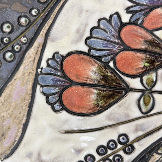 Image 1 of Rusha Handarbeit Ceramic Wall Plate, 1970s Germany