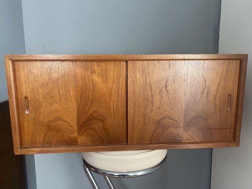Vintage teak Cadovius wall cabinet 1960s