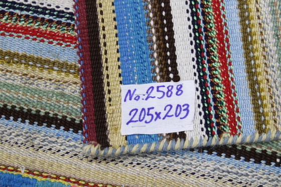 Image 1 of Tissage à la main Jajim Kilim Fars 205x203