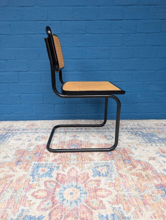 4x Vintage black Cesca chairs – Dining chairs, Metal, Rattan (photo 9 of 21)