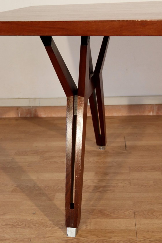 Image 1 of Tafel van Tolomeo, ontworpen door Ico Parisi en Ennio Fazioli voor MIM Rome, Italië, 1958.