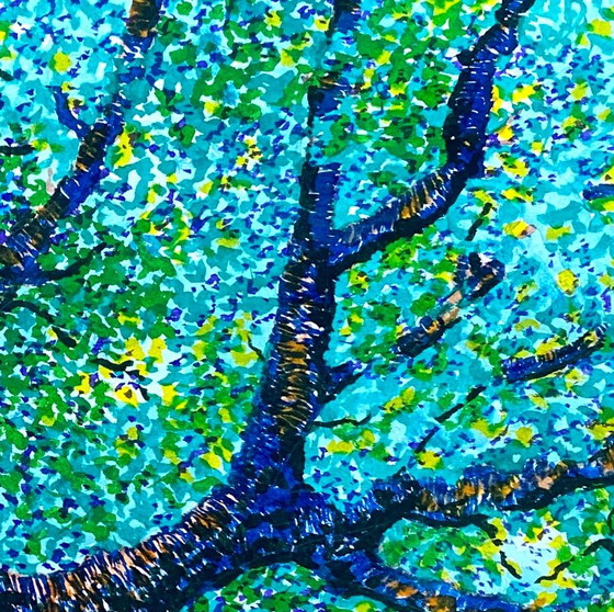 Vieux tronc au soleil – Peintures et dessins, Paper (photo 5 of 5)